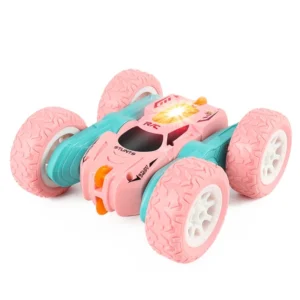 Voiture Cascadeuse Rose Lumineuse