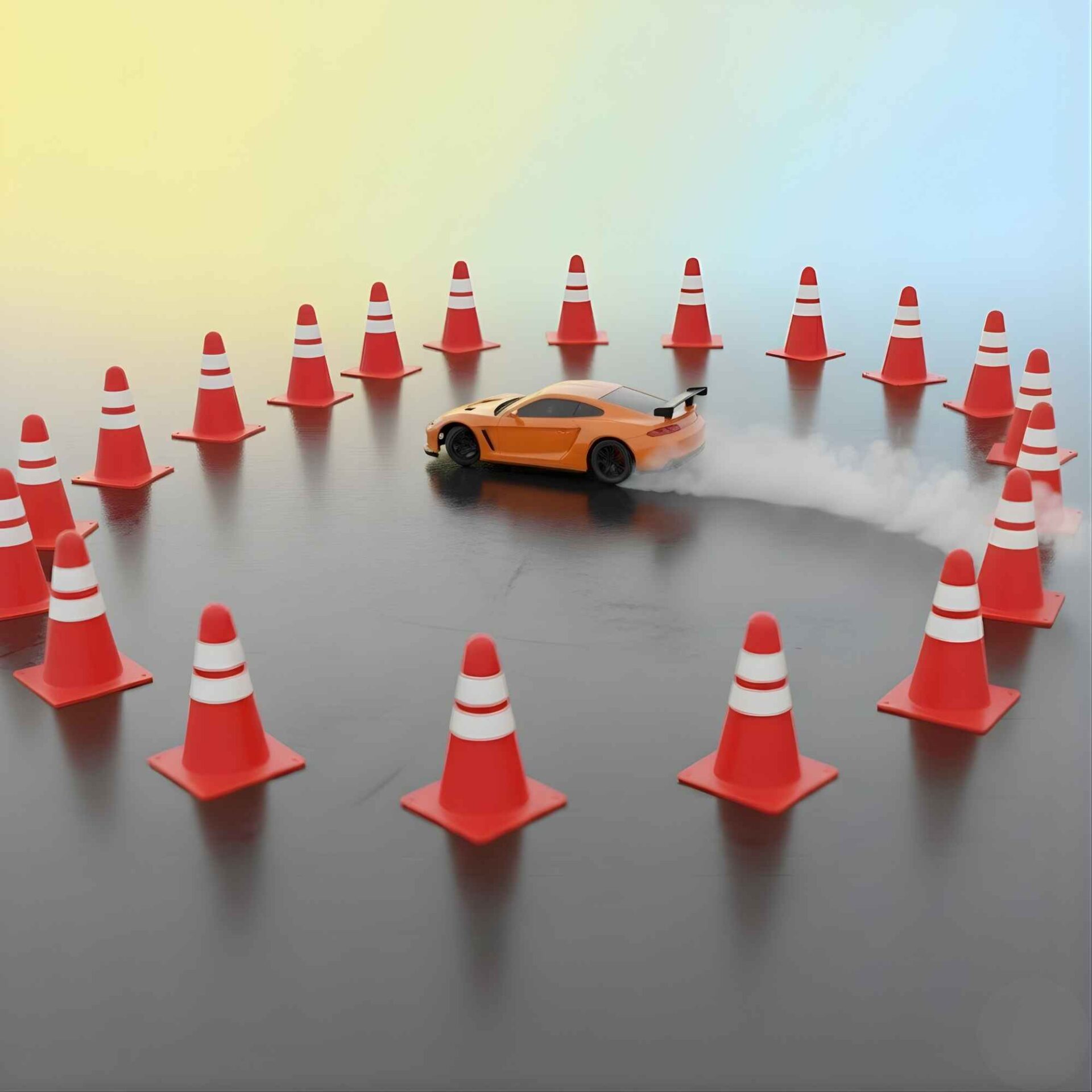 Cônes RC Rouges (x10)