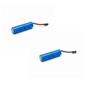 2 Batteries Li-ion 3.7V / 1200mAh - Connecteurs 2 Broches