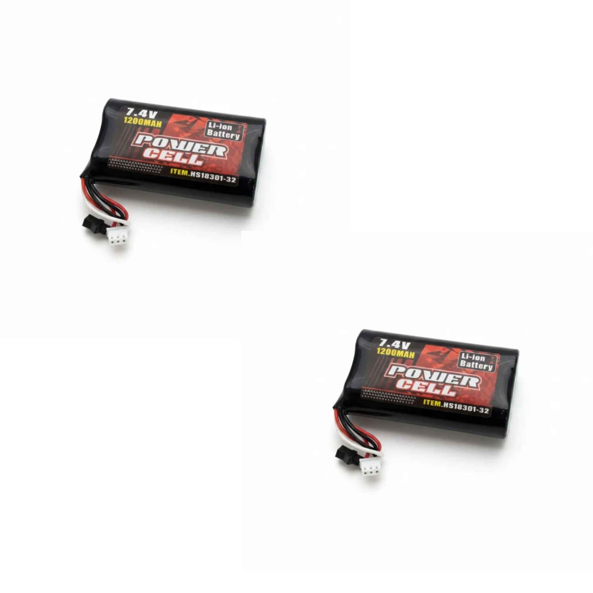 2 Batteries 7.4V / 1200mAh - Haute Performance