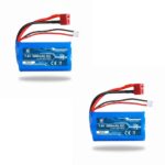 2 Batteries 7.4V / 500mAh - Connecteurs 4 Broches
