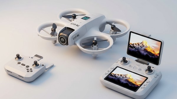 Kit complet drone LYZ-RC avec télécommande basique et télécommande PRO
