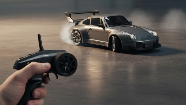 Voiture télécommandée Porsche GT3 — pilotage radio 2.4 GHz