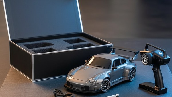 Voiture télécommandée Porsche GT3 — coffret cadeau Gift Box