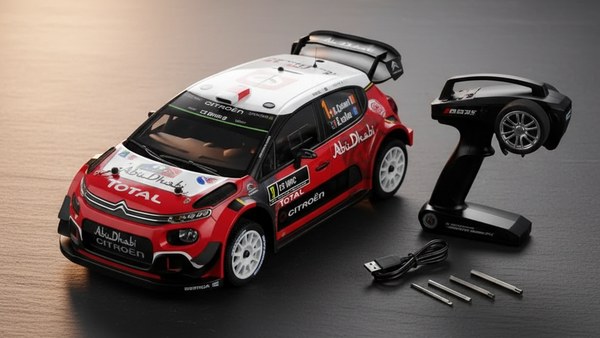 Voiture télécommandée WRC C3 — pack RTR avec radio et accessoires