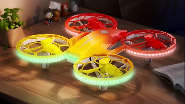 Drone Neon-Racer Pro Rose show LED néon pénombre éclairage spectaculaire