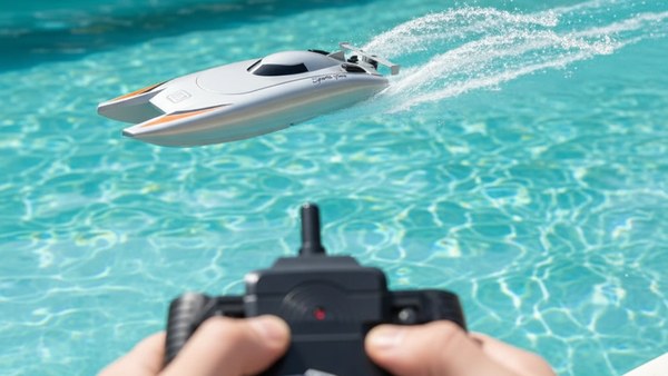 Pilotage HY-Sport main télécommande pistolet 2.4 GHz piscine pond pilotage précis