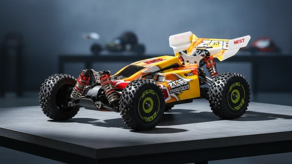 Buggy Apex-GT 14 hero static studio présentation carrosserie aileron amortisseurs rouges