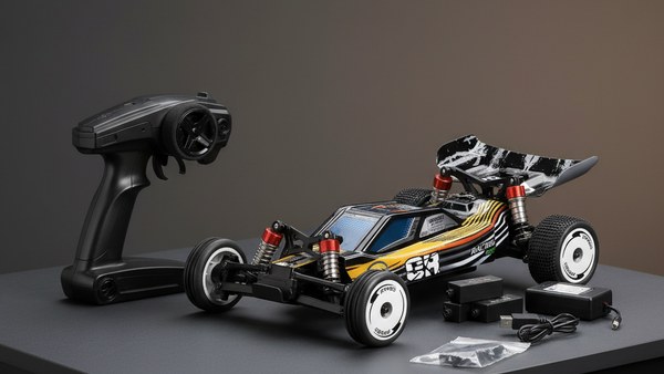 Buggy RC Velocity-24 pack multi-batteries radiocommande pistolet LiPo charge USB