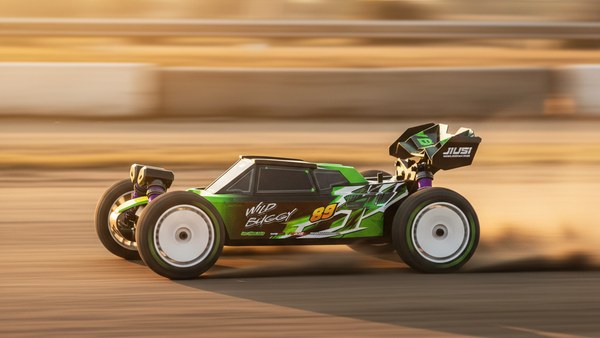 Profil aérodynamique du Volt-X 12 Vert avec aileron arrière déporté générant de l'appui