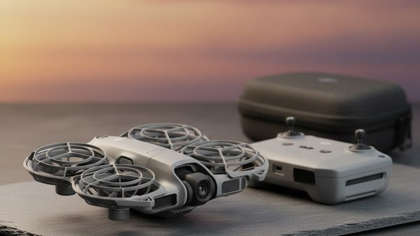 DJI Neo 2 ultra-compact format poche voyage hub charge plié transport