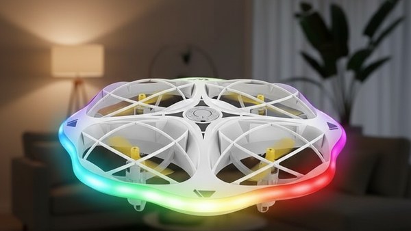 Drone Utimax H157 UFO design soucoupe volante LED RVB salon tamisé