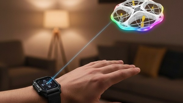 Drone Utimax H157 pilotage montre gestuelle main geste contrôle interactif
