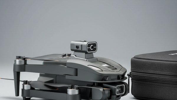 Drone V168 Pro Max plié compact transport bras articulés gimbal caméra MAX