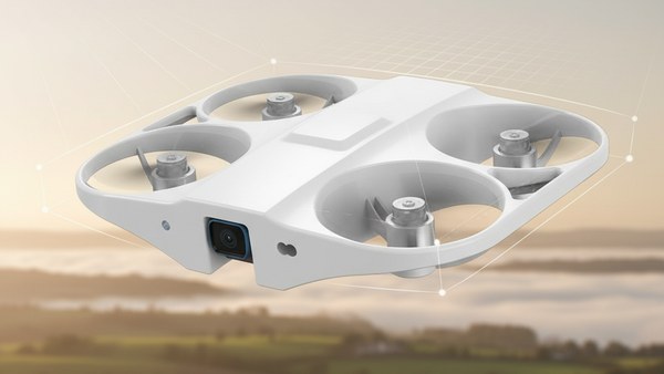Drone GPS Vision-Optic vol stationnaire stable campagne paysage extérieur