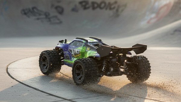 Monster Truck Nova-X 16 Vert skatepark courbe virage glisse 4WD