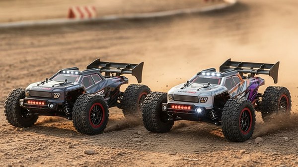 Duo Monster Truck SG316 MAX et PRO piste collector côté à côté