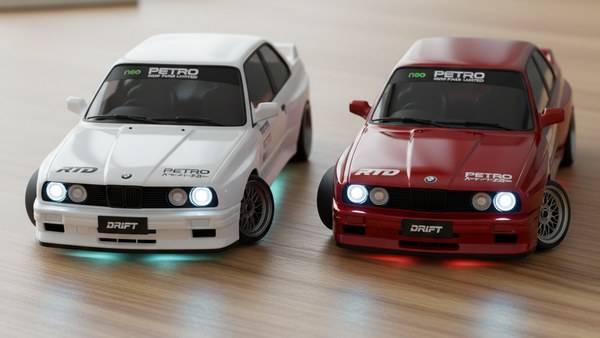 DC Legends M3 duo blanc rouge showcase variantes choix couleur table bois