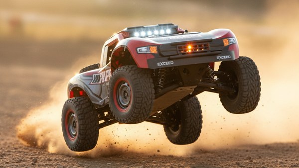 Dash-390 Rouge saut bosse jump suspensions grand débattement spectaculaire