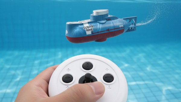 Pilotage sous-marin LSRC main télécommande ronde piscine surface kiosque émergent