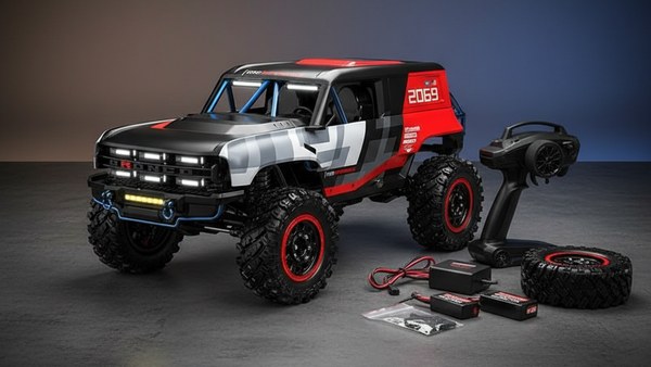 Bronco-X Pro pack endurance multi-batteries Trophy Truck 1/12 brushless complete kit