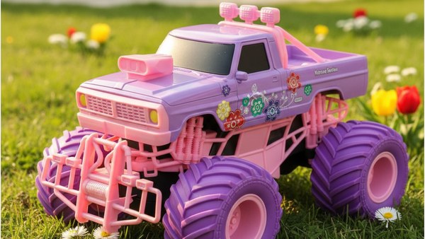 4x4 Pick-up RC Rose variante Pickup pelouse jardin fleurs printemps